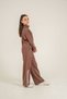 The City That Never Sleeps Printed Top with Front Zipper and Bottom Top Tracksuit Set for Girls - 5