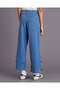 Girls Blue Wide Leg Denim Pants - 3