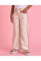Girls White Wide Leg Jeans