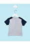 Infant Boys Grey Cut And Sew T-Shirt - 4