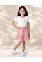 Girls Pink Embellished Skirt - 2