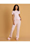 Women Pink Printed Cotton Pyjama Bottom - 2