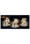 Turkish Cup & Saucer Set, 12 pcs, Gold Design - 3