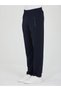 Navy Blue Men's Sweatpants Comfortable Cut Basic Straight Leg Casual Sports Sweatpants - 2