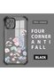 iPhone 12 Compatible Beautiful Flower Pattern Drop-Resistant Protective Case - 2