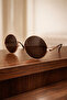 Unisex Round Frame Sunglasses - 3