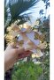 Cleo Gold Gold Buckle Set (Ribbon Bow Glitter Butterfly 3.2 Metal Clip) - 2