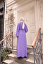 Balon Kol Standard Dress with Rubber Inserts Lilac - 9021 - 3