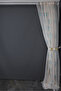 Organze 2400 Cream Color 5_3 Ready-Made Pleated Background Curtain 300*260 cm - 7