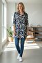 Women's Plus Size Long Viscose Shirt - 3