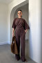 Bat Sleeve Washable Modal Set - Brown
