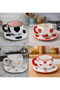 Handmade Design Mug with Ceramic Plate - Color Options Available - 4