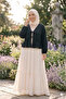 Front-Tie Ruffled Skirt Top Kimono Shirt - 4