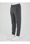 Anthracite Men's Sweatpants with Zipper Pockets, Slim Fit, Ribbed Cuffs, Sports Sweatpants - 2