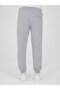 Gray Men's Sweatpants with Zipper Pockets, Slim Fit, Ribbed Cuffs, Sports Sweatpants - 5