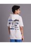 Senior Boys White Printed Sweatshirt - 3
