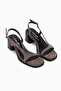 Julie Genuine Leather Mink Suede Heeled Women's Sandals - 3