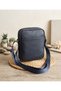 100% Genuine Leather Men's Crossbody Bag with Shoulder Strap - 2
