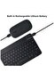 Rechargeable Bluetooth Keyboard and Mouse Combo Ultra-Slim Portable Compact Wireless Mouse Keyboard - 4