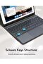 iPad Keyboard for 9th, 8th, & 7th Generation – Wireless Detachable Keyboard with Smart Trackpad, Fli - 5