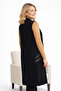 Women's Middle Age Patterned Comfortable Fit Flounced Combed Cotton Mother Long Vest 4329 - 5