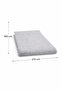 Gray Non-Slip Base Sofa Cover Embossed Multi-Purpose Shiny Sofa Bed Cover Single Otera - 5