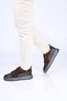 Lace-Up Eva Sole Genuine Leather Sneaker 174-22034 Men's Shoes - 3