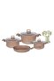 13 pcs Aluminium Cookware Set with Granite Coating
