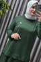 Women's Clothing Plus Size Crystal-Embellished Sports Skirt Set - 5