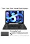 iPad Keyboard Case for iPad Air 4th Generation, Detachable Wireless Bluetooth Trackpad Keyboard, Sma - 2