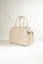 Women's Small Size Camille Cream Gold Buckle Hand and Shoulder Bag - 2