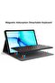 Galaxy Tab S8 Plus/ S7 Plus Keyboard Case, Wireless Detachable, PU Leather Stand Cover, Micro USB Re - 2