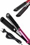 Hair Straightener Ceramic Coating High Heat Adjustable Professional 4 Stage 220 Decere - 4
