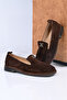 Laceless Buckle Thermo Sole Genuine Leather Loafer 340-2007 Women's Shoes - 8