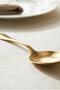 Gold Large Size Stainless Steel Serving Spoon & Professional Presentation Utensil 25 cm - 3
