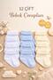 12 Pairs of Cotton - Sweat-Proof - Newborn Baby Socks from the Factory