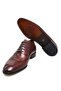 Brown Lace-Up Genuine Leather Men's Shoes - 3