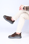 Lace-Up Eva Sole Genuine Leather Sneaker 174-22034 Men's Shoes - 2