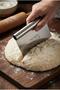 Stainless Steel Measuring Guide Dough Cutter & Dough Shaping Spatula (11X14 cm)