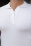 Men's Standard Fit Regular Cut Polo Collar Knitwear T-Shirt - 4
