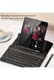 Samsung Galaxy Z Fold 4/ Z Fold 3 Phone Keyboard Shell + Phone Case,Deformable Folding Detachable Bl - 5