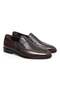 Brown Laceless Genuine Leather Leather Sole Men's Shoes