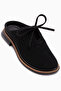 Jela Black Suede Women's Slippers
