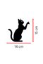 Cat Sticker - Car Sticker - Cat Silhouette Auto Sticker 14X15Cm - 4