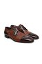 Tan Color Lace-Up Genuine Leather Men's Shoes
