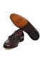 Brown Laceless Genuine Leather Leather Sole Men's Shoes - 3