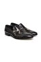 Gray Abrajli Color Laceless Genuine Leather Men's Shoes