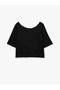 Comfortable Fit Short Sleeve Boat Neck Modal Blend Sports T-Shirt - 3