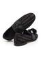 Black Color Laceless Genuine Leather Leather Sole Men's Shoes - 2