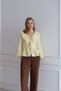 Long Sleeve Ruffled Front Tie Detailed Blouse - 3